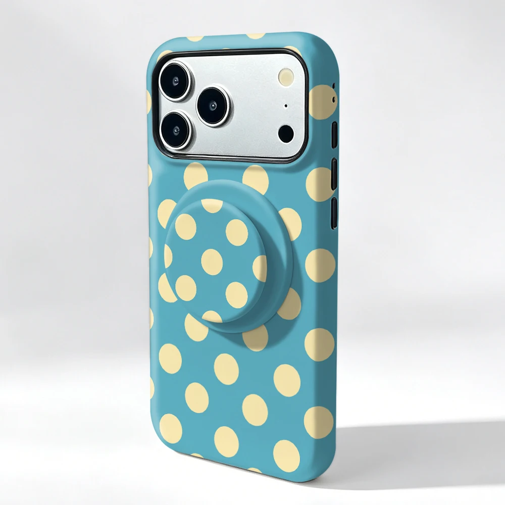 Etui iPhone 18 Pro Blue Dot MagSafe z uchwytem - zdjęcie 3