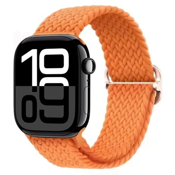 Pasek pleciony do Apple Watch 38mm 40mm 41mm Braid - Pomarańczowy