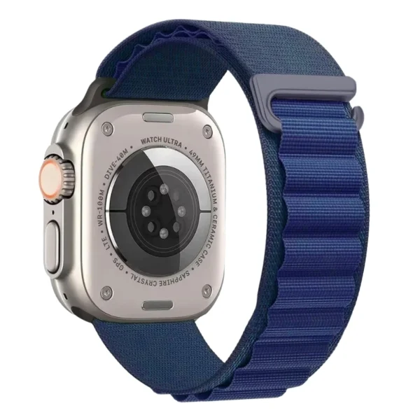 Pasek nylonowy do Apple Watch Seria 12/11/10 46mm Alpine - Granatowy