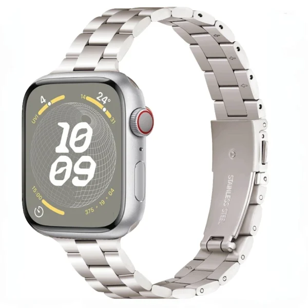 Bransoleta damska do Apple Watch Seria 12/11/10 46mm Slim - Księżycowa poświata
