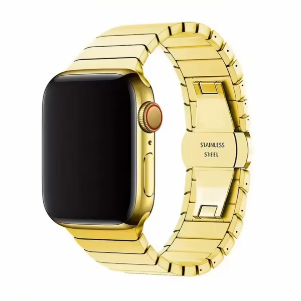 Stal Nierdzewna Pasek do Apple Watch Seria 12/11/10 46mm - Złoty