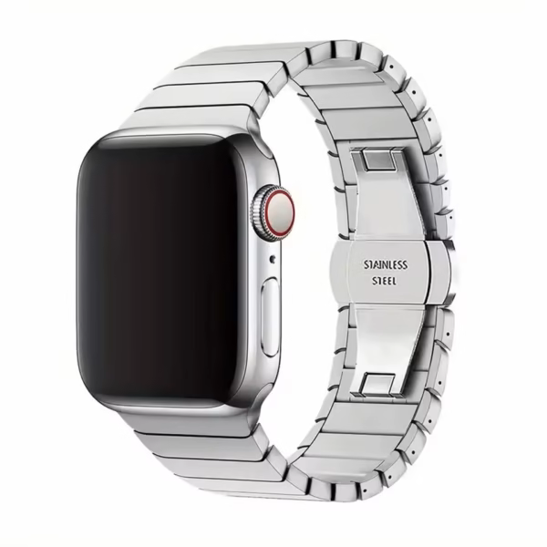 Stal Nierdzewna Pasek do Apple Watch 38mm 40mm 41mm - Srebrny