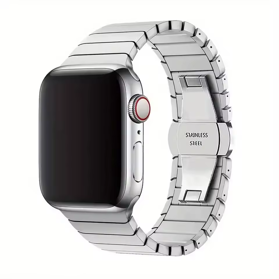Stal Nierdzewna Pasek do Apple Watch 38mm 40mm 41mm - Srebrny