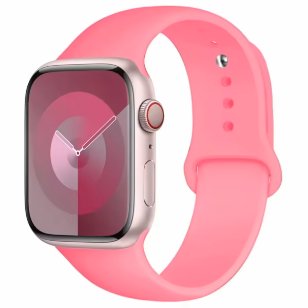 Silikonowy Pasek do Apple Watch Ultra Seria 4/3/2/1 49mm - Jasnoróżowy