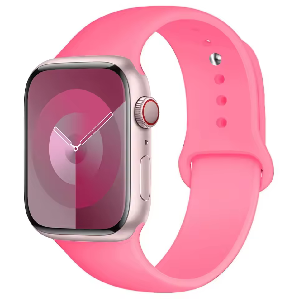 Silikonowy Pasek do Apple Watch Ultra Seria 4/3/2/1 49mm - Jasnoróżowy