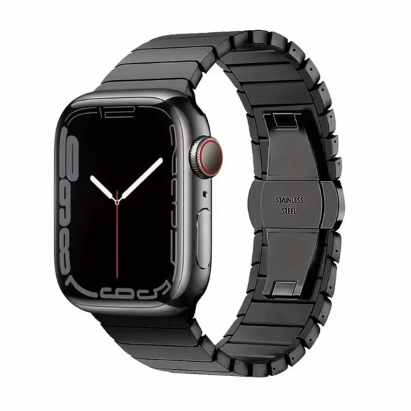 Stal Nierdzewna Pasek do Apple Watch Seria 12/11/10 46mm - Czarny