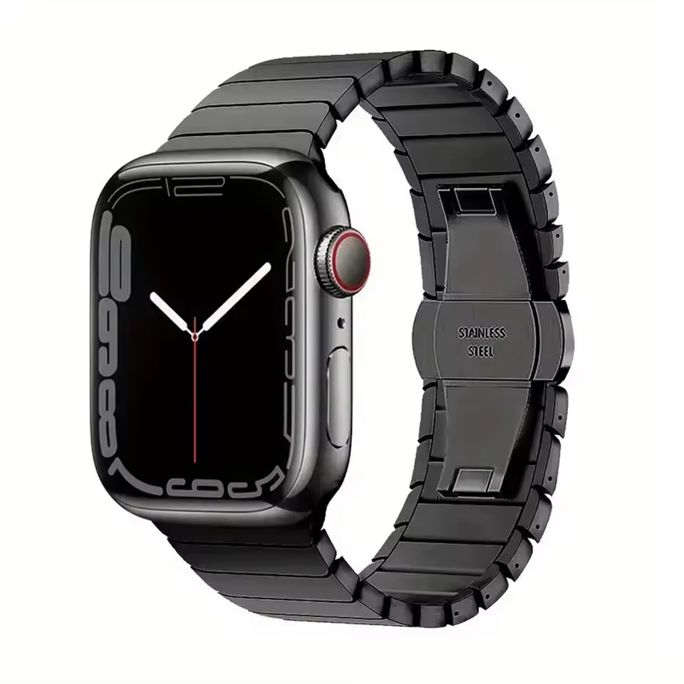 Stal Nierdzewna Pasek do Apple Watch Seria 12/11/10 46mm - Czarny