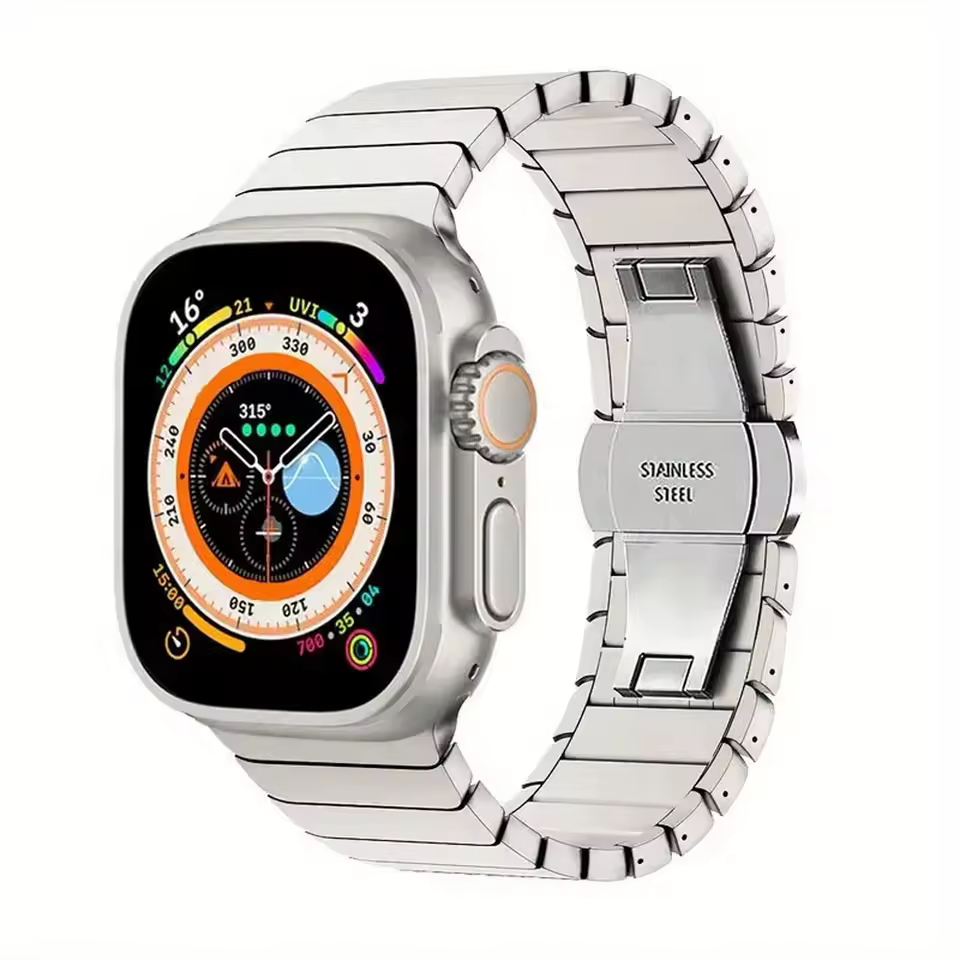 Stal Nierdzewna Pasek do Apple Watch 38mm 40mm 41mm - Gwiezdny Blask