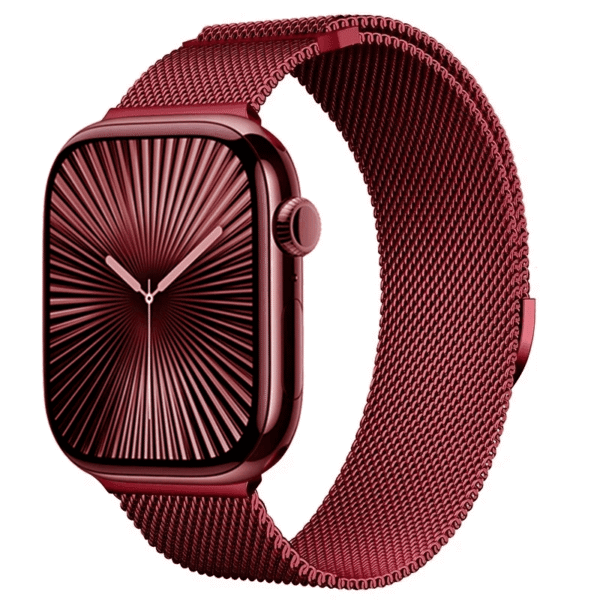 Mediolański Milanese Pasek do Apple Watch 38mm 40mm 41mm - Czerwony