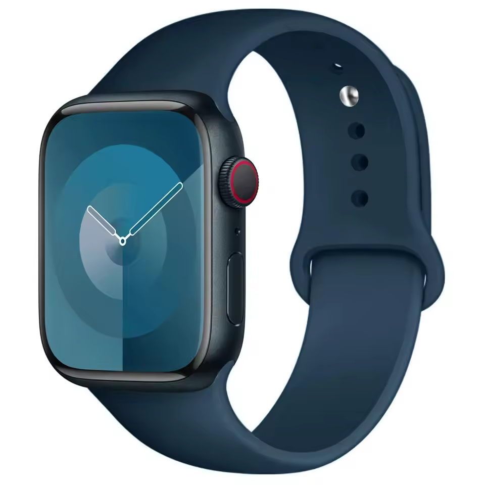 Silikonowy Pasek do Apple Watch 38mm 40mm 41mm - Głęboki Niebieski
