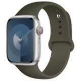 Silikonowy Pasek do Apple Watch 38mm 40mm 41mm - Ciemno Oliwkowy