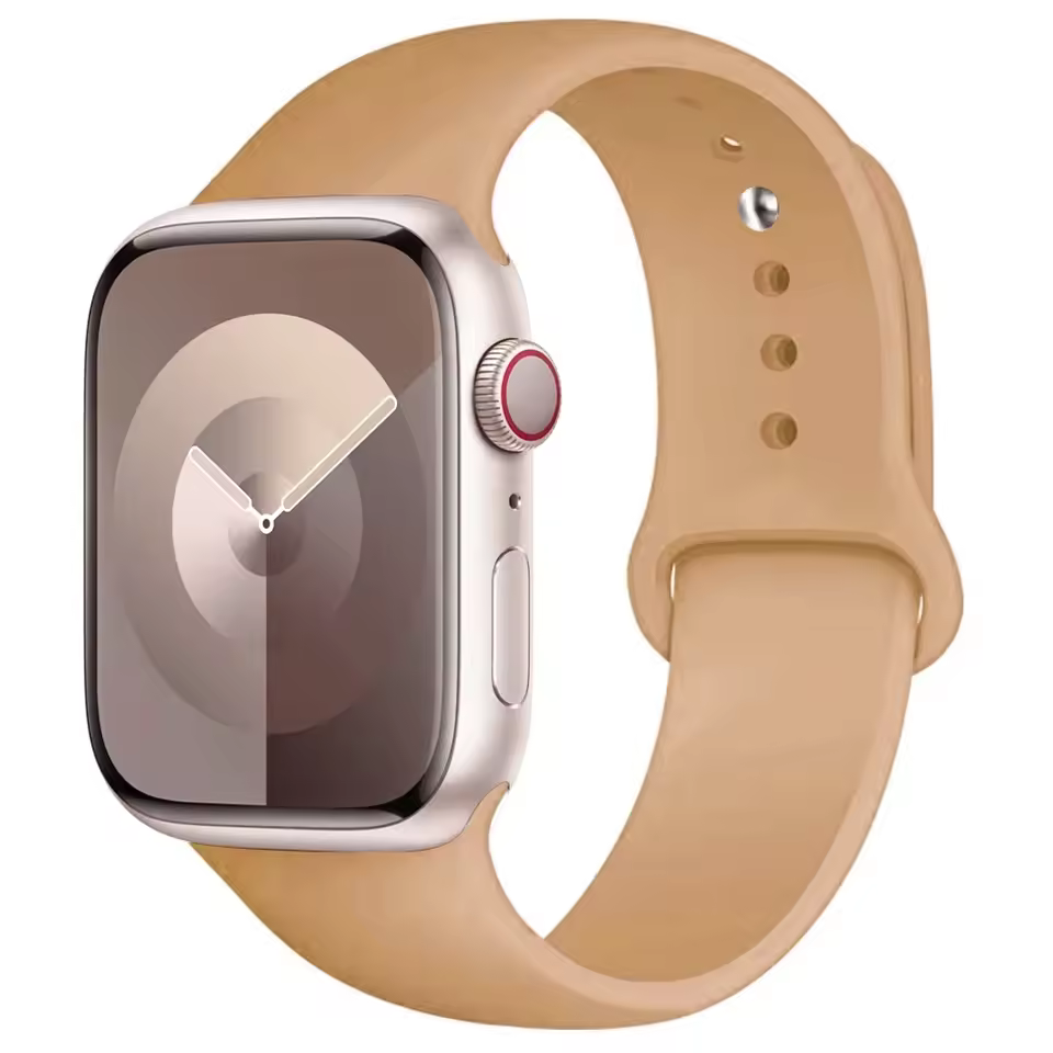 Silikonowy Pasek do Apple Watch Ultra Seria 4/3/2/1 49mm - Orzechowy
