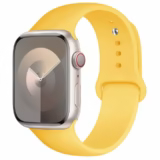 Silikonowy Pasek do Apple Watch 38mm 40mm 41mm - Żółty