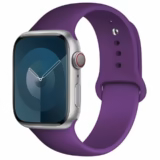 Silikonowy Pasek do Apple Watch 38mm 40mm 41mm - Głęboki Fiolet