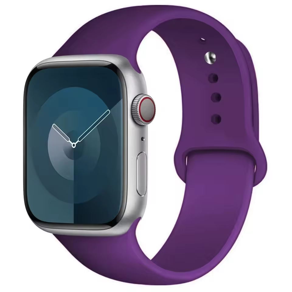 Silikonowy Pasek do Apple Watch Ultra Seria 4/3/2/1 49mm - Głęboki Fiolet