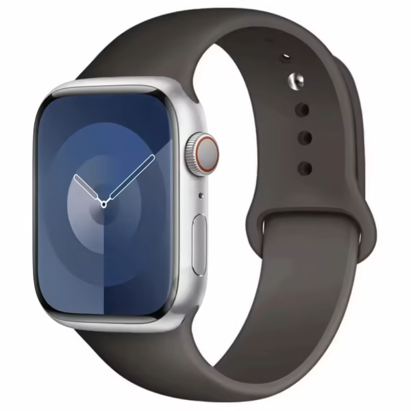 Silikonowy Pasek do Apple Watch Ultra Seria 4/3/2/1 49mm - Porzeczkowy Czarny