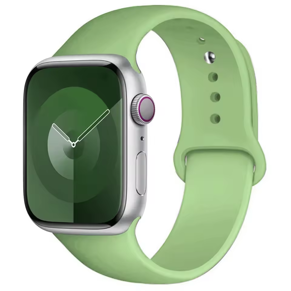 Silikonowy Pasek do Apple Watch Seria 12/11/10 46mm - Miętowy
