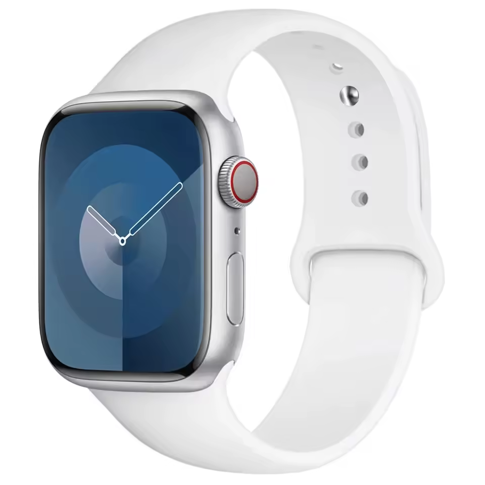 Silikonowy Pasek do Apple Watch Seria 12/11/10 42mm - Biały