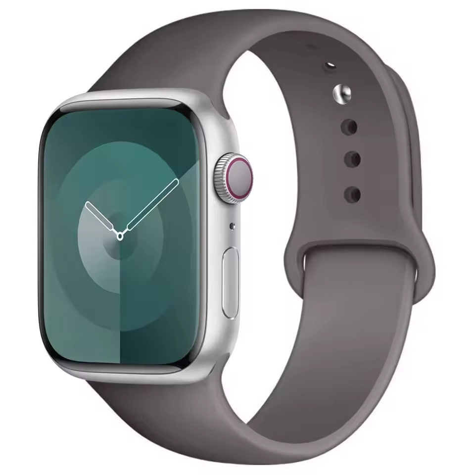 Silikonowy Pasek do Apple Watch Seria 12/11/10 46mm - Kakaowy Brąz