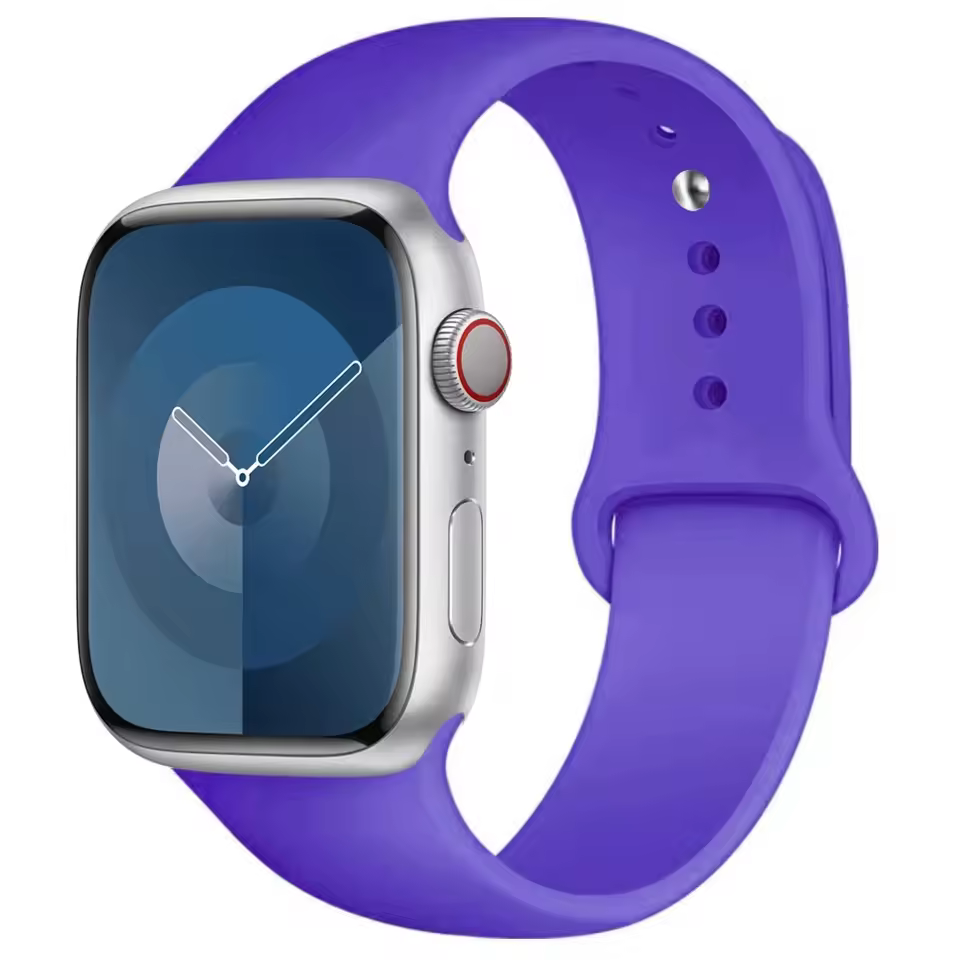 Silikonowy Pasek do Apple Watch 38mm 40mm 41mm - Fioletowy
