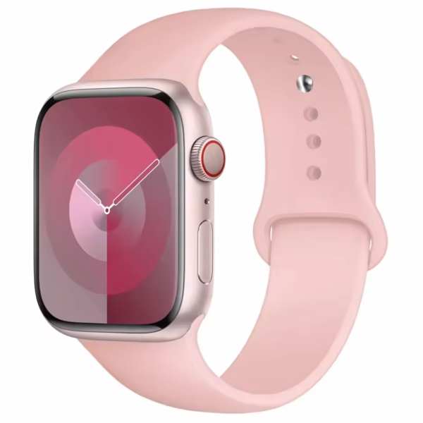 Silikonowy Pasek do Apple Watch Seria 12/11/10 46mm - Różowy Vintage