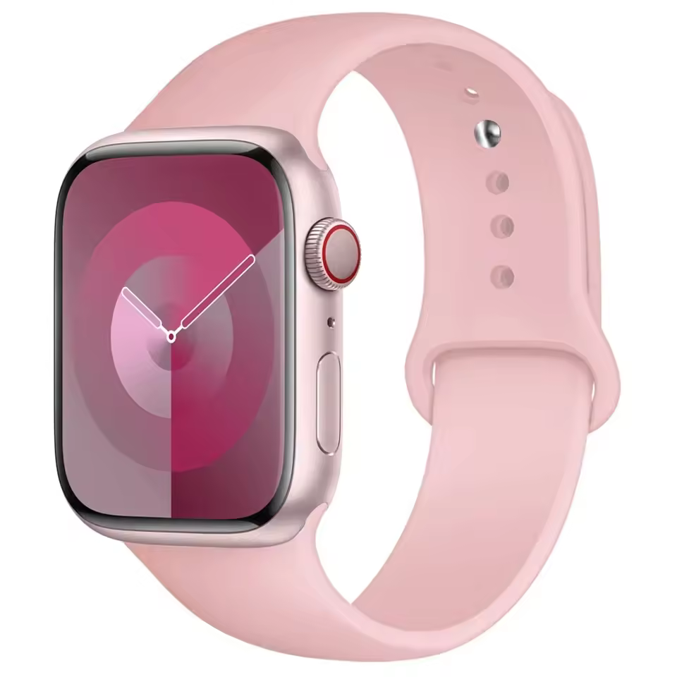 Silikonowy Pasek do Apple Watch Seria 12/11/10 46mm - Różowy Vintage