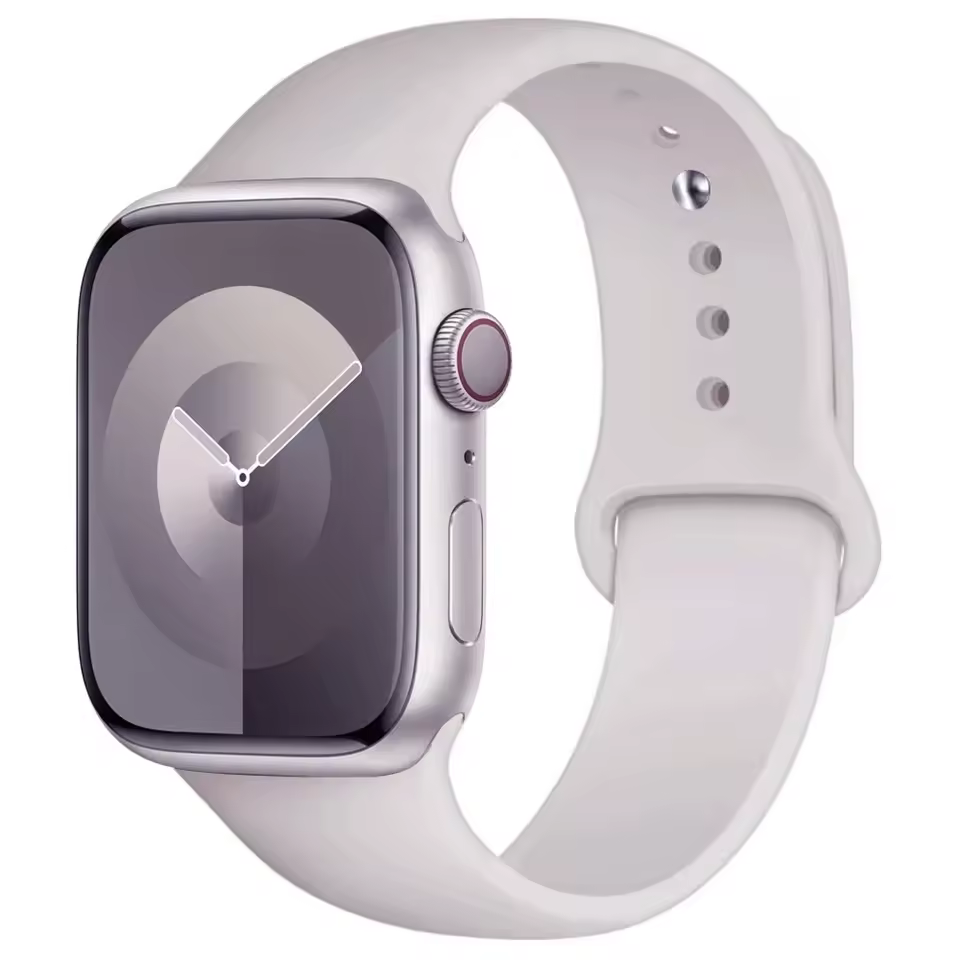 Silikonowy Pasek do Apple Watch Seria 12/11/10 42mm - Kamienny Biały