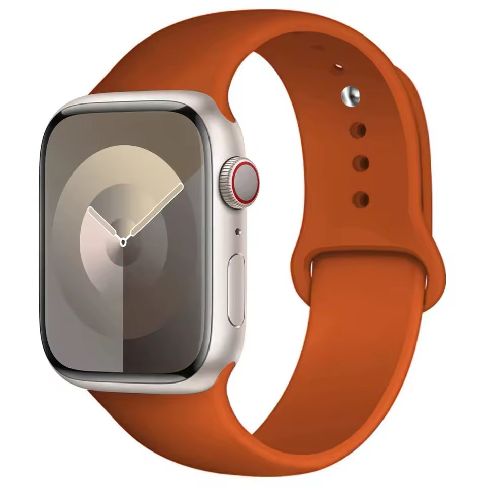 Silikonowy Pasek do Apple Watch Ultra Seria 4/3/2/1 49mm - Pomarańczowy