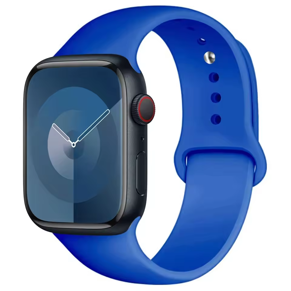 Silikonowy Pasek do Apple Watch Seria 12/11/10 46mm - Królewski Niebieski