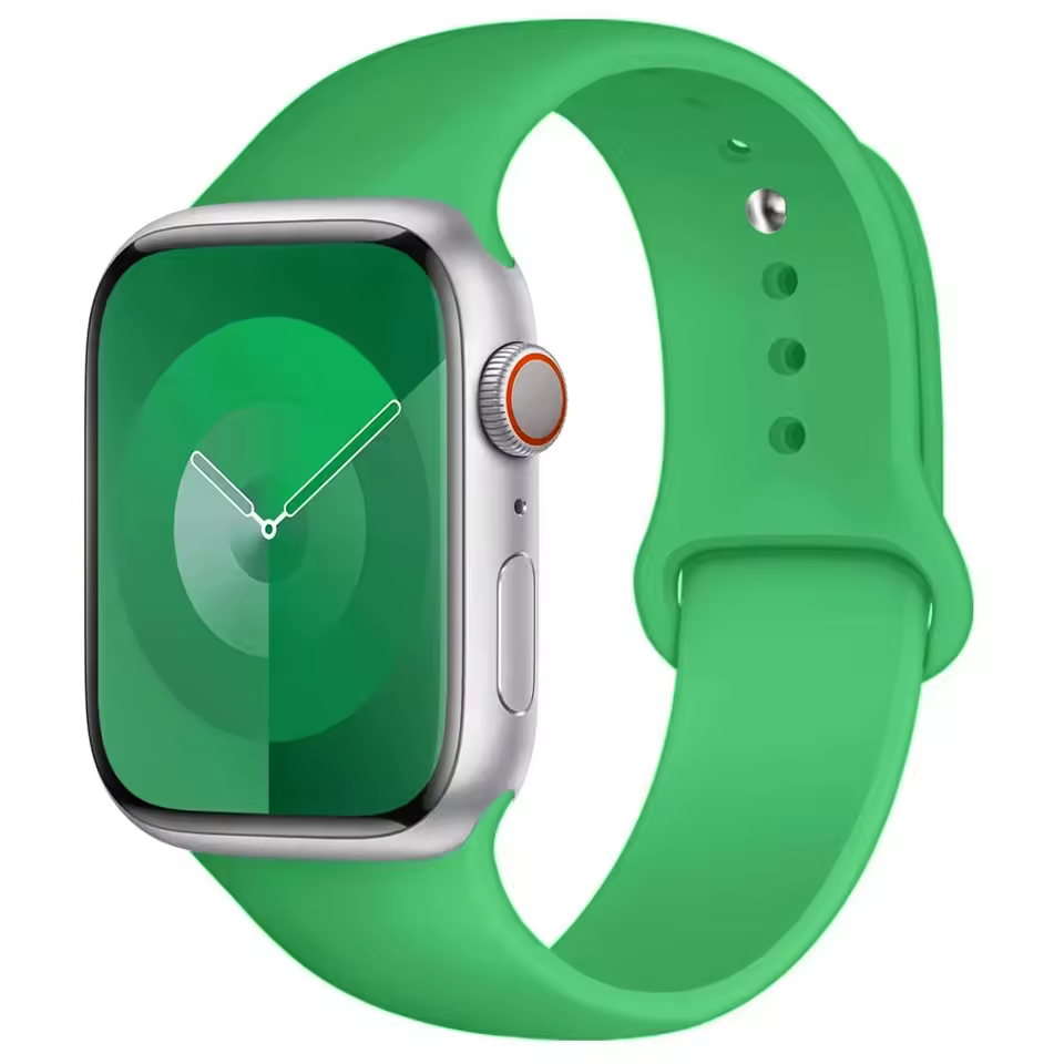 Silikonowy Pasek do Apple Watch 38mm 40mm 41mm - Jasny Zielony