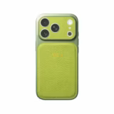 Personalizowane Etui do iPhone 12 LuxeTouch Złote Inicjały - Zielony